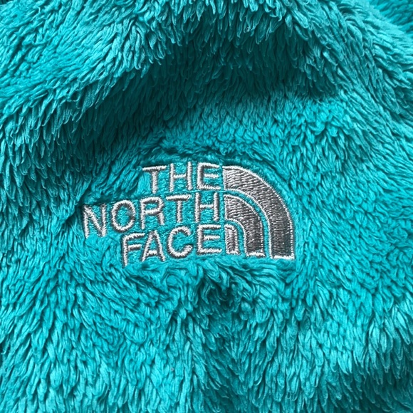 Soft Teal North Face Zip Up - Picture 2 of 4